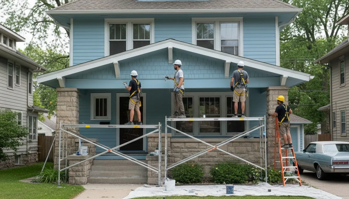 Painting contractor in Oak Park, IL providing professional interior and exterior painting services