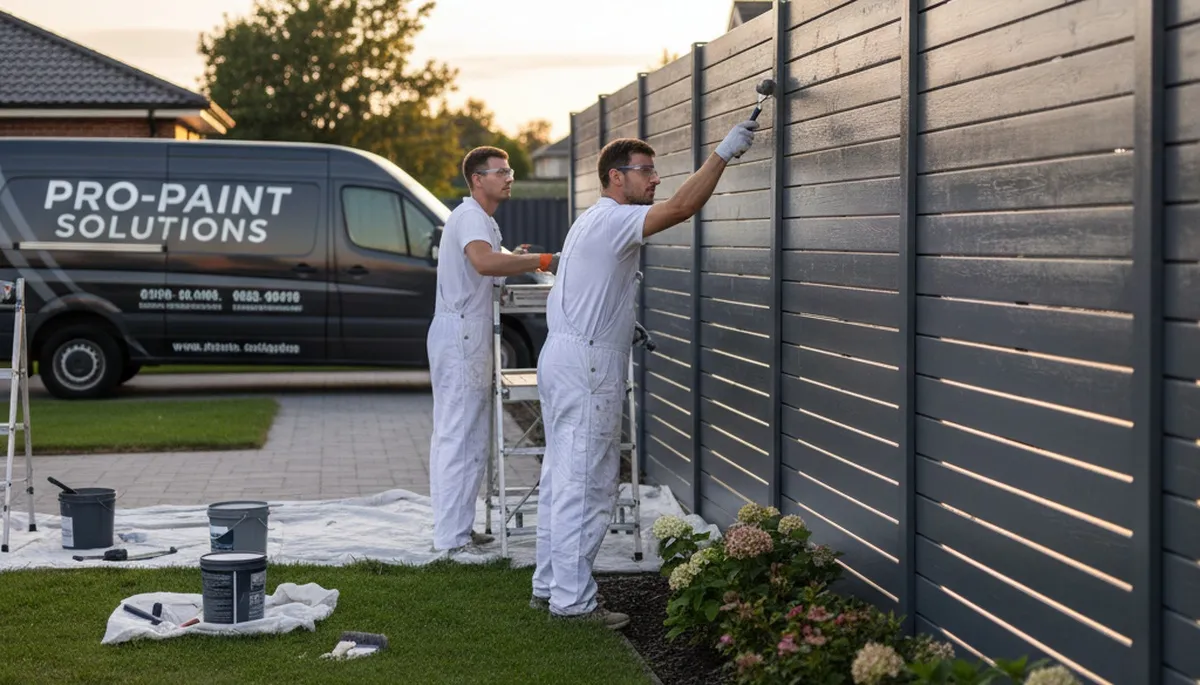 Fence painting in Oak Park, IL by Oak Park Paint Pros for durable, weather-resistant curb appeal