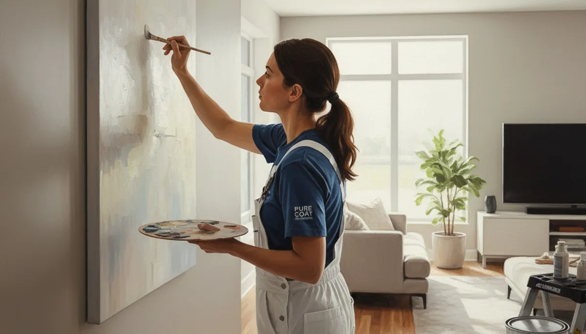 Oak Park, IL paint touch-up service restoring worn interior and exterior surfaces by local painters