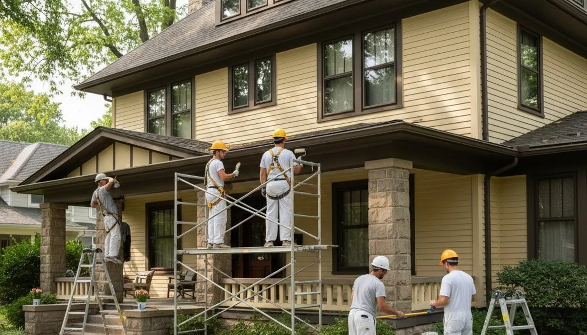 Painting contractor in Oak Park, IL providing professional interior and exterior painting services
